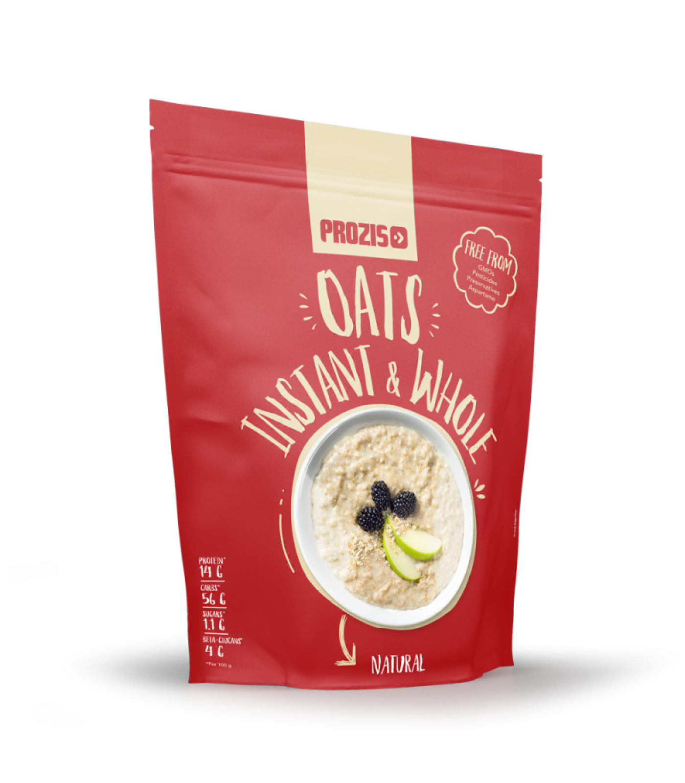 Prozis Instant Whole Oats Powder / 1250 гр.